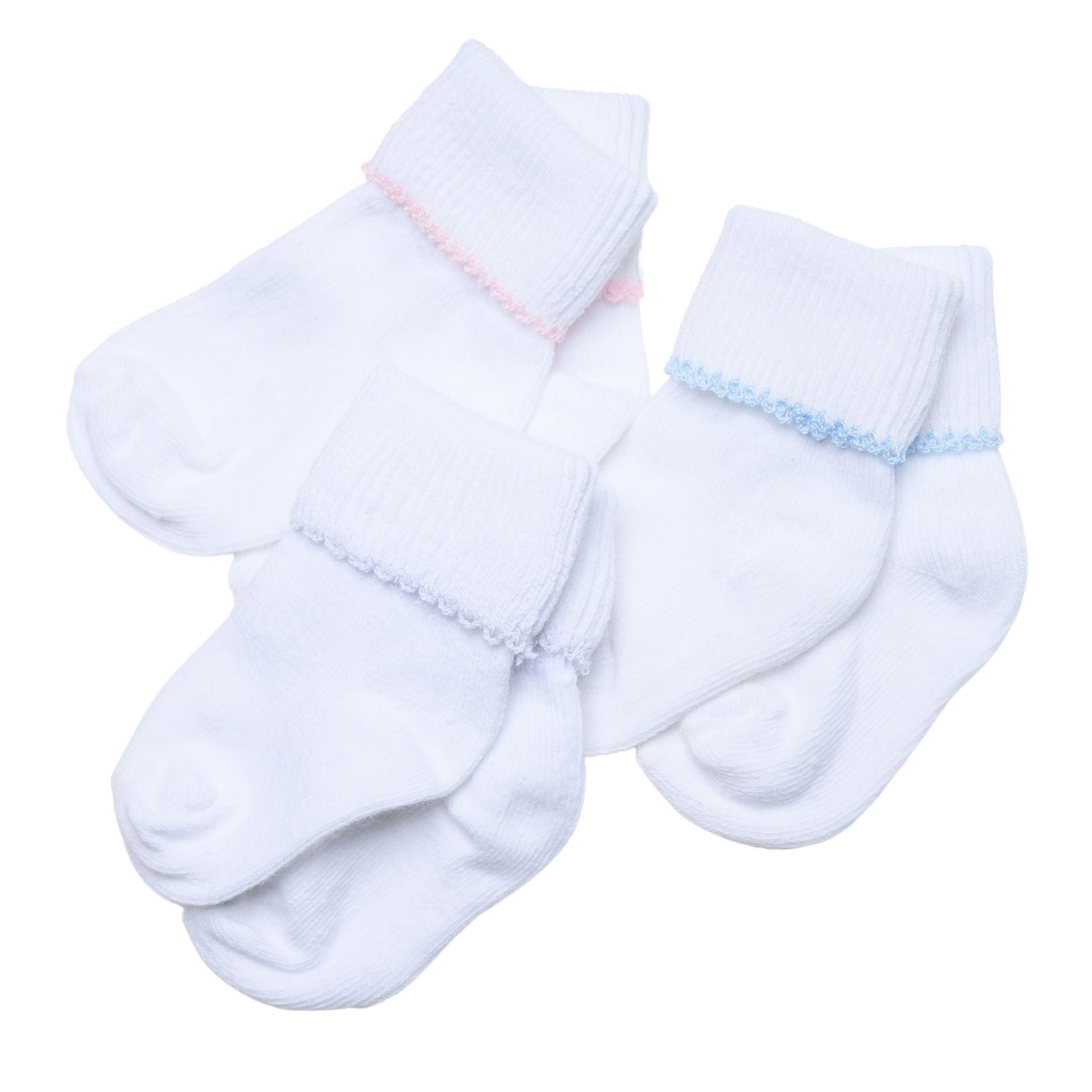 Essentials Trim Socks - Blue - Magnolia BabySocks
