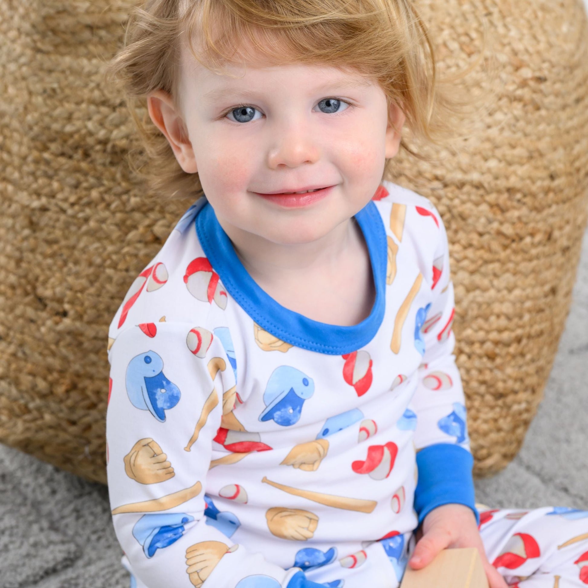 Field of Dreams Long Pajamas - Magnolia BabyLong Pajamas