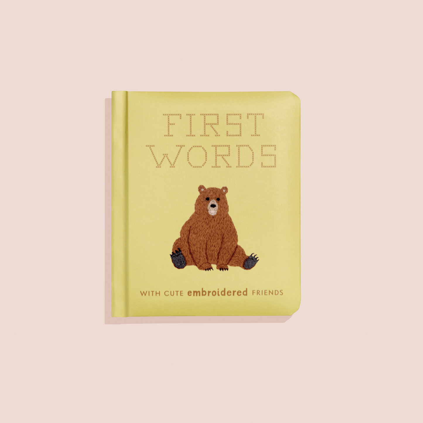 First Words with Cute Embroidered Friends - Magnolia BabyBook