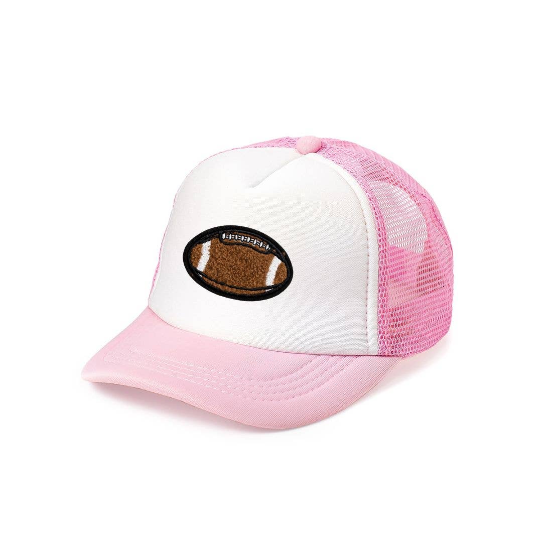 Football Patch Trucker Hat for Girls - Magnolia BabyHat