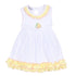 Fresh Lemons Embroidered Sleeveless Dress - Magnolia BabyDress