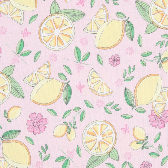 Fresh Lemons Print Ruffle Flutters Bubble - Magnolia BabyBubble