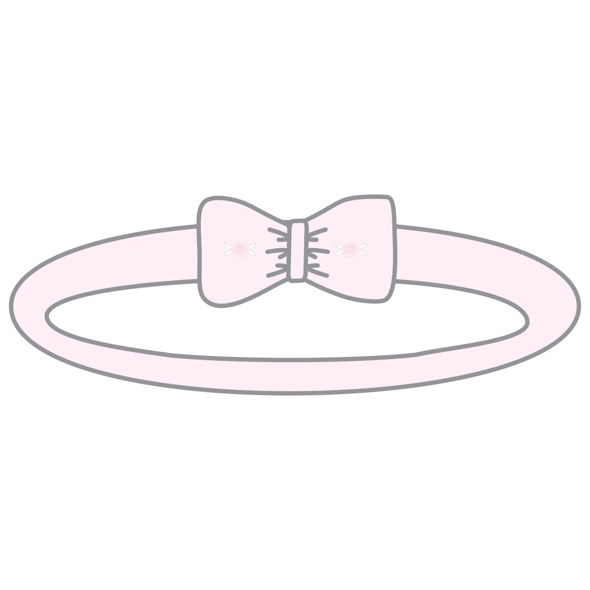 Freya and Finn Embroidered Headband - Pink - Magnolia BabyHeadband