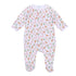 Frosted Wonderland Print Ruffle Footie - Pink - Magnolia BabyFootie