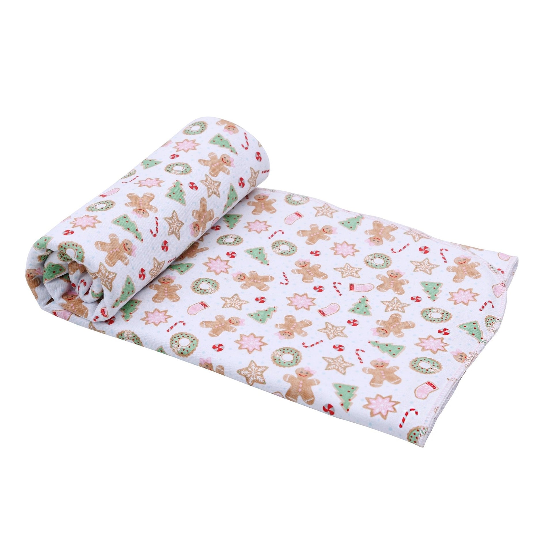 Frosted Wonderland Print Swaddle Blanket - Pink - Magnolia BabySwaddle Blanket
