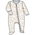 Frosted Wonderland Print Zip Footie - Light Blue - Magnolia BabyFootie