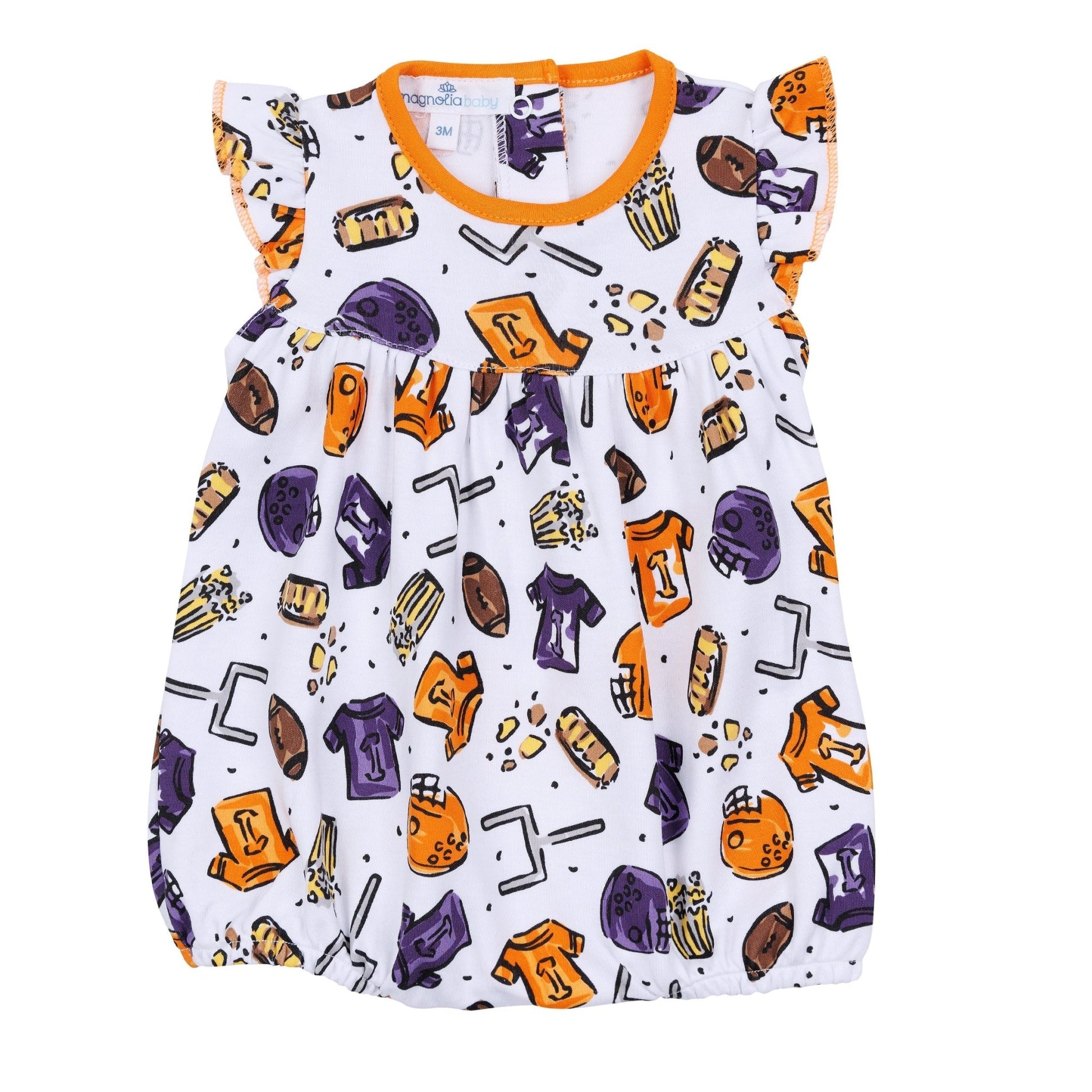 Future Draft Picks Flutters Bubble - Orange Purple - Magnolia BabyBubble