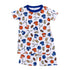 Future Draft Picks Short Pajamas - Orange Blue - Magnolia BabyShort Pajamas
