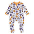 Future Draft Picks Zip Footie - Orange Purple - Magnolia BabyFootie