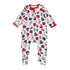 Future Draft Picks Zip Footie - Red Black - Magnolia BabyFootie