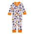 Future Draft Picks Zip Pajamas - Orange Purple - Magnolia BabyZipper Pajamas
