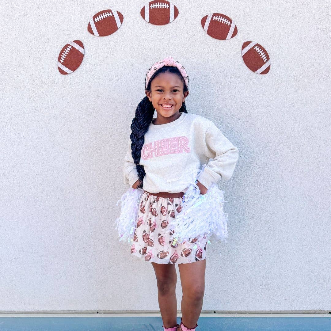 Game Day Football Gemstone Headband - Magnolia BabyHeadband