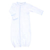 Gingham Basics Converter in Light Blue - Magnolia BabyConverter Gown