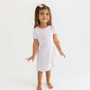 Gingham Bows Toddler Short Sleeve Nightdress - Magnolia BabyNightdress