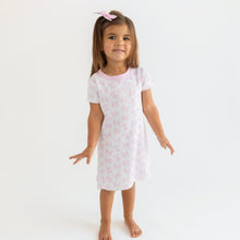  Gingham Bows Toddler Short Sleeve Nightdress - Magnolia BabyNightdress