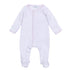 Gingham Dots Footie in Pink - Magnolia BabyFootie