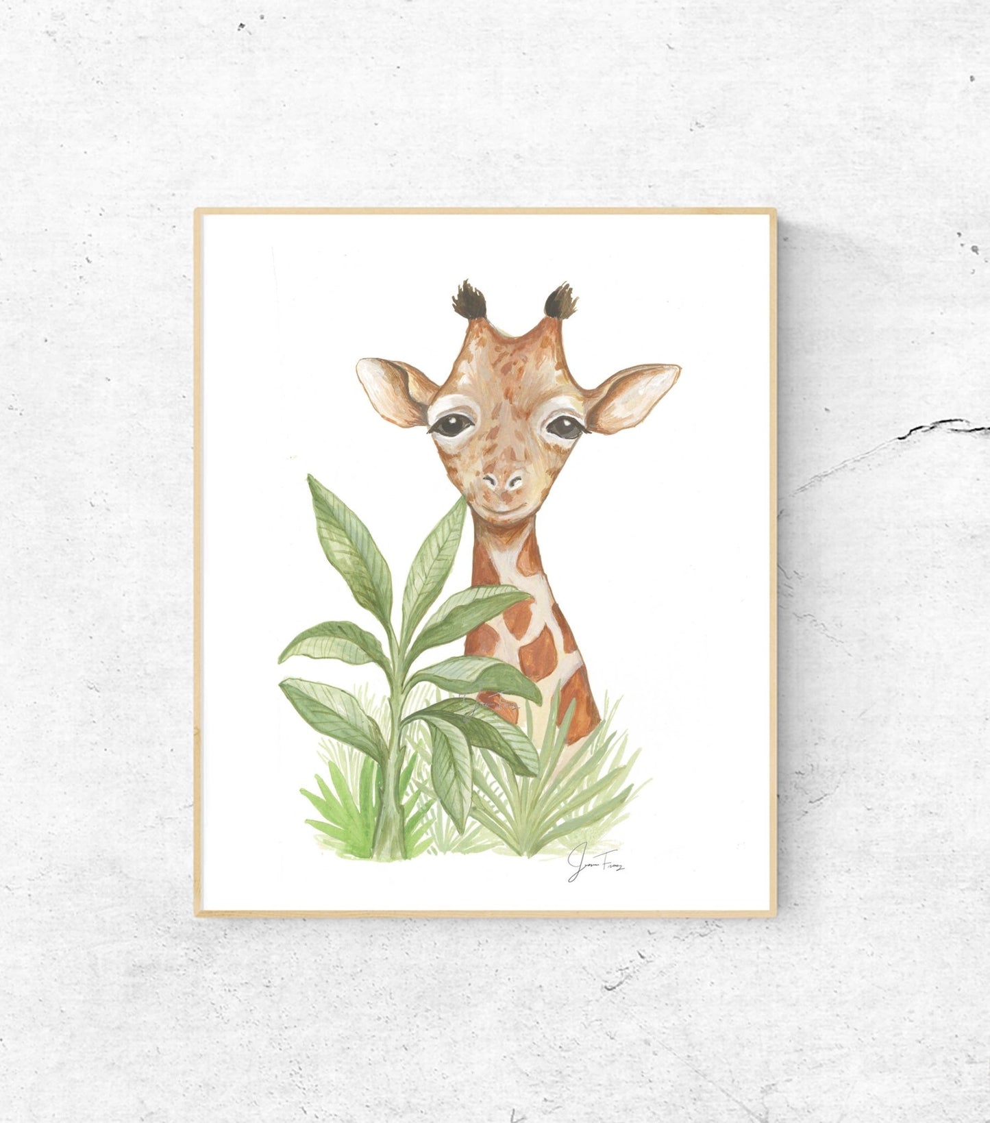 Giraffe Art Print - Magnolia BabyWall Art