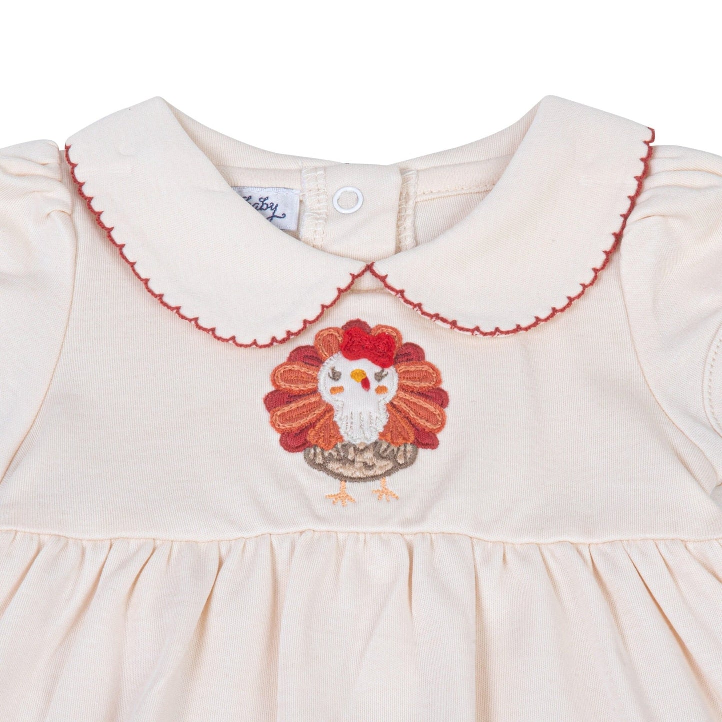 Giving Thanks Collared Short Sleeve Dress - Magnolia BabyDress