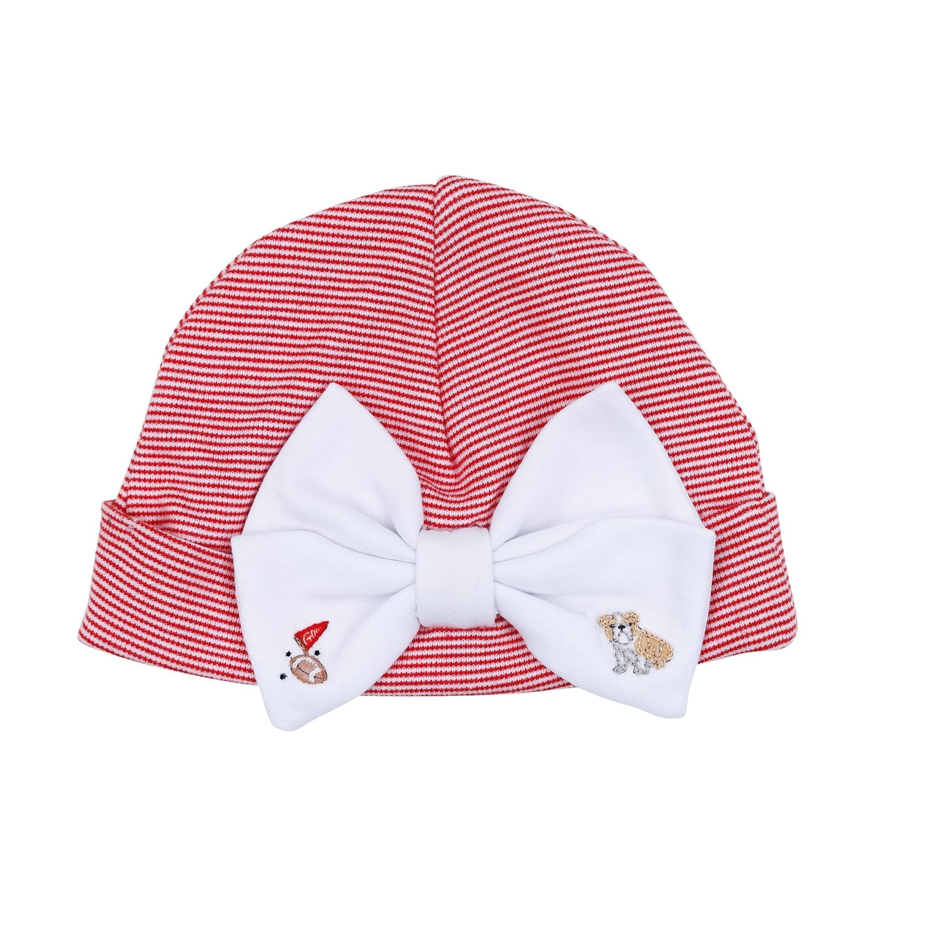 Go Dawgs! Embroidered Bow Hat - Magnolia BabyHat