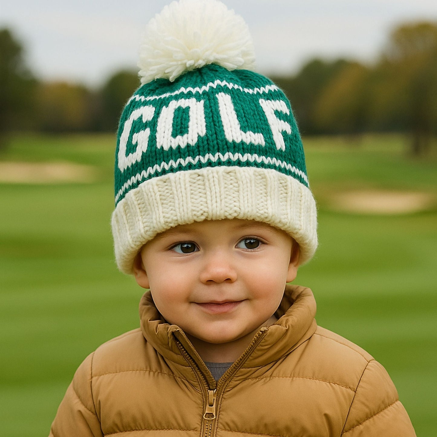 Golf Bobble Hat - Magnolia BabyWinter Hat