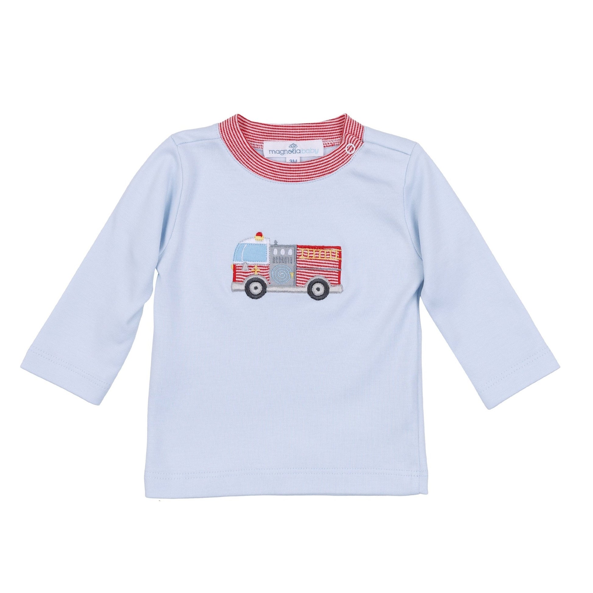 Hero Brigade Applique Long Sleeve T-Shirt - Magnolia BabyT-Shirt