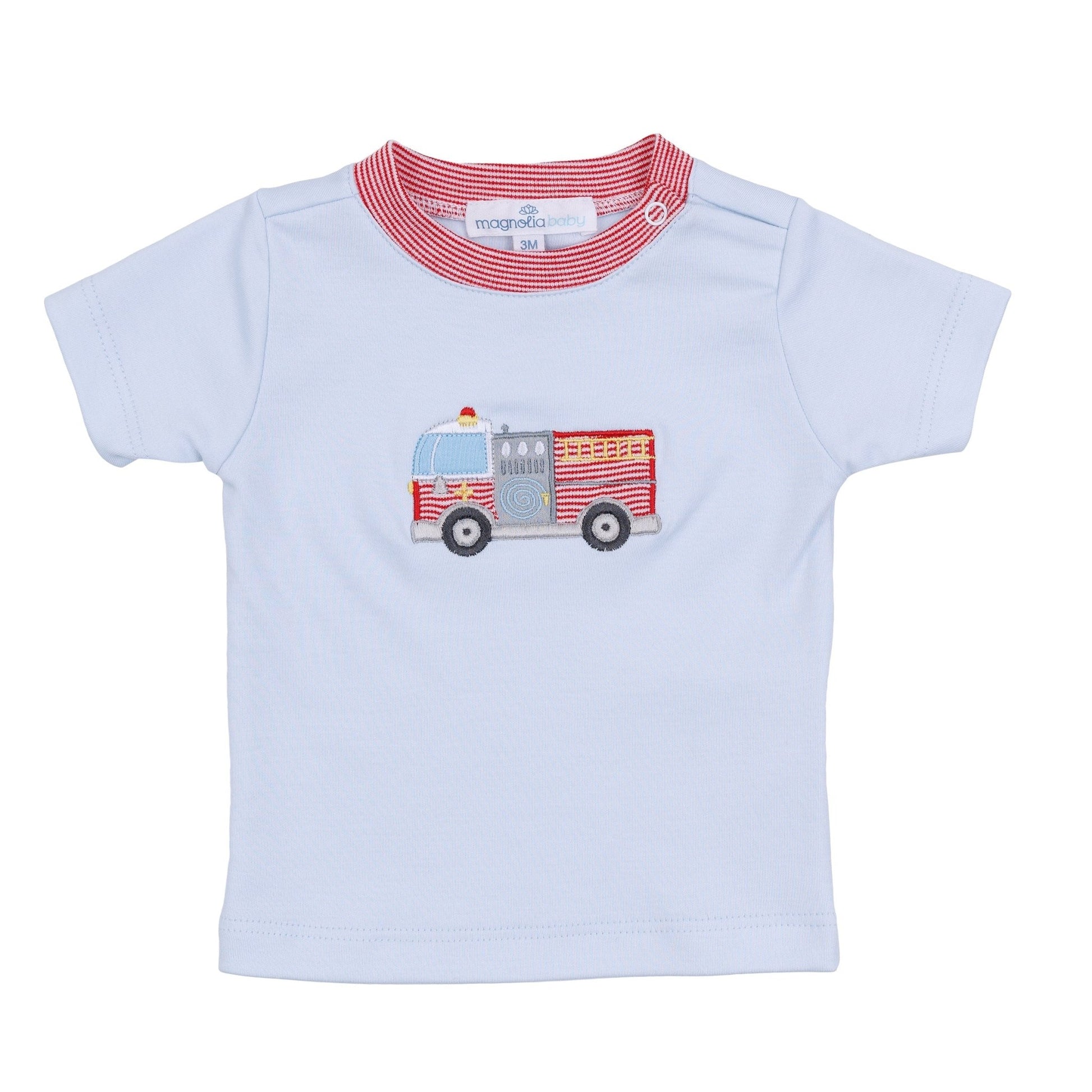 Hero Brigade Applique Short Sleeve T-Shirt - Magnolia BabyT-Shirt