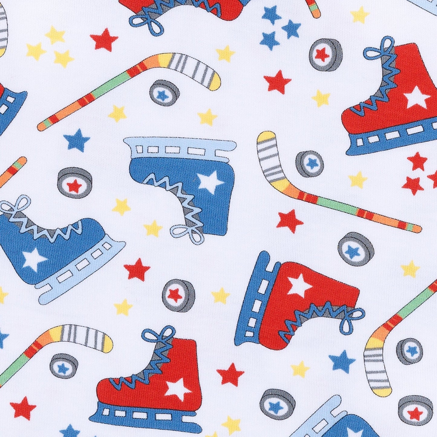 Hockey Star Zip Footie - Magnolia BabyFootie