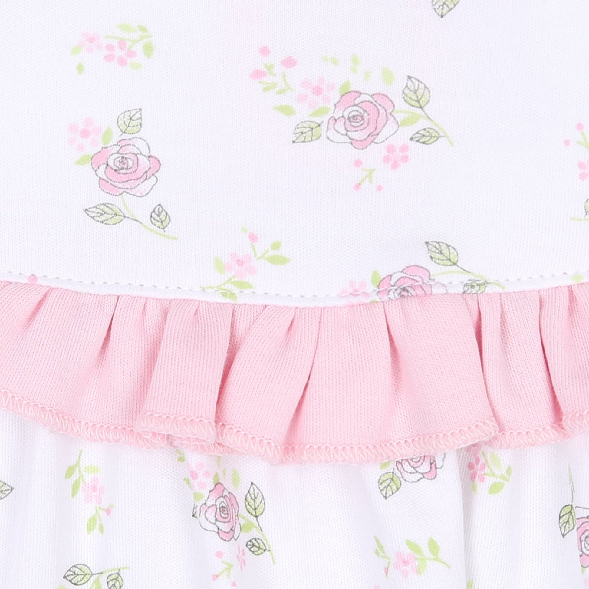 Hope's Rose Print Ruffle Short Sleeve Dress Set - Magnolia BabyDress