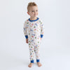 Hurray for Baseball Toddler Long Pajamas - Magnolia BabyLong Pajamas