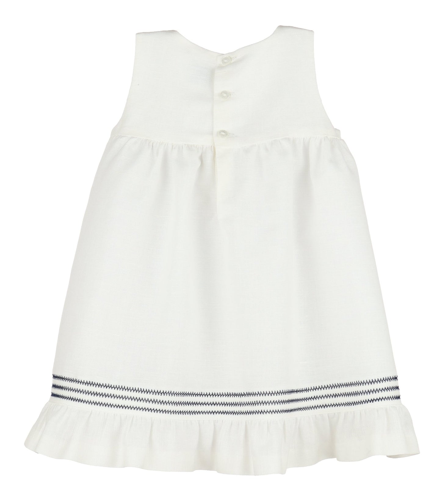 Infant & Toddler Randall Sailor Dress - Navy Blue - Magnolia BabyDress