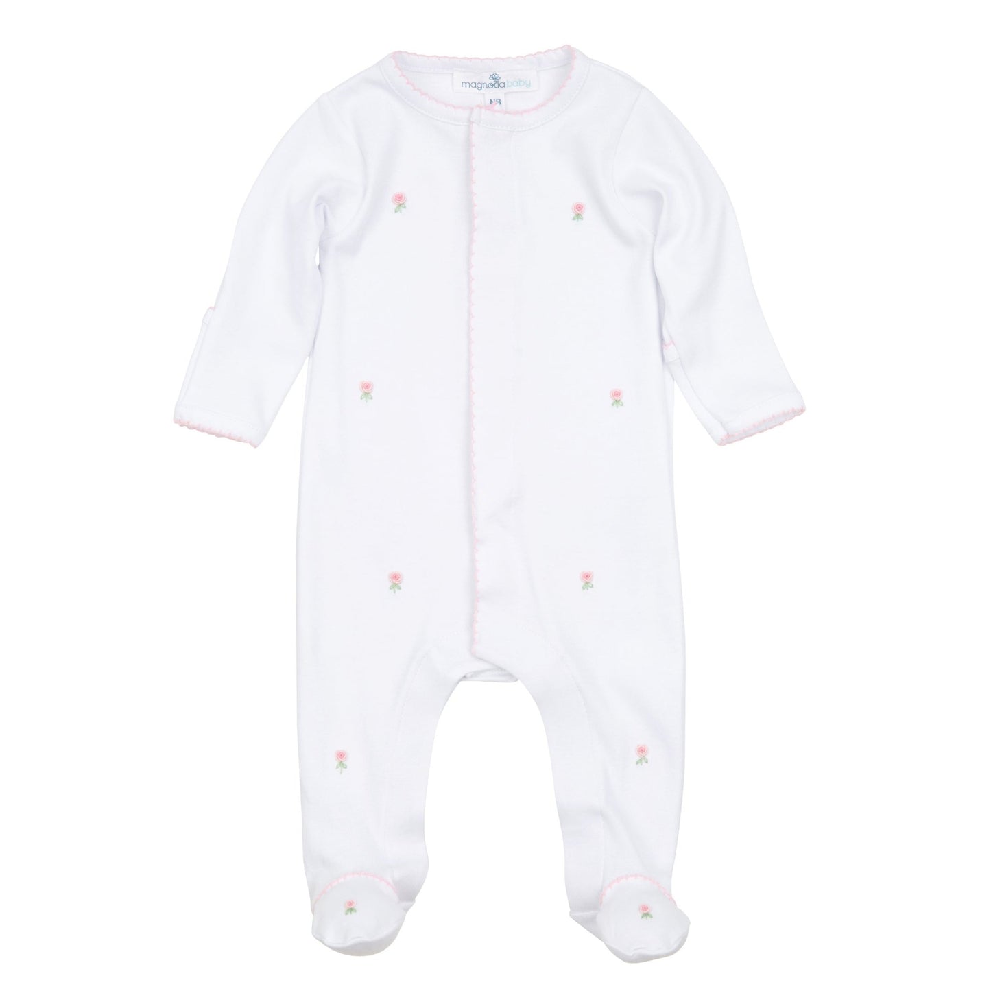 Juliette's Classics Scattered Footie - Magnolia Baby Girl