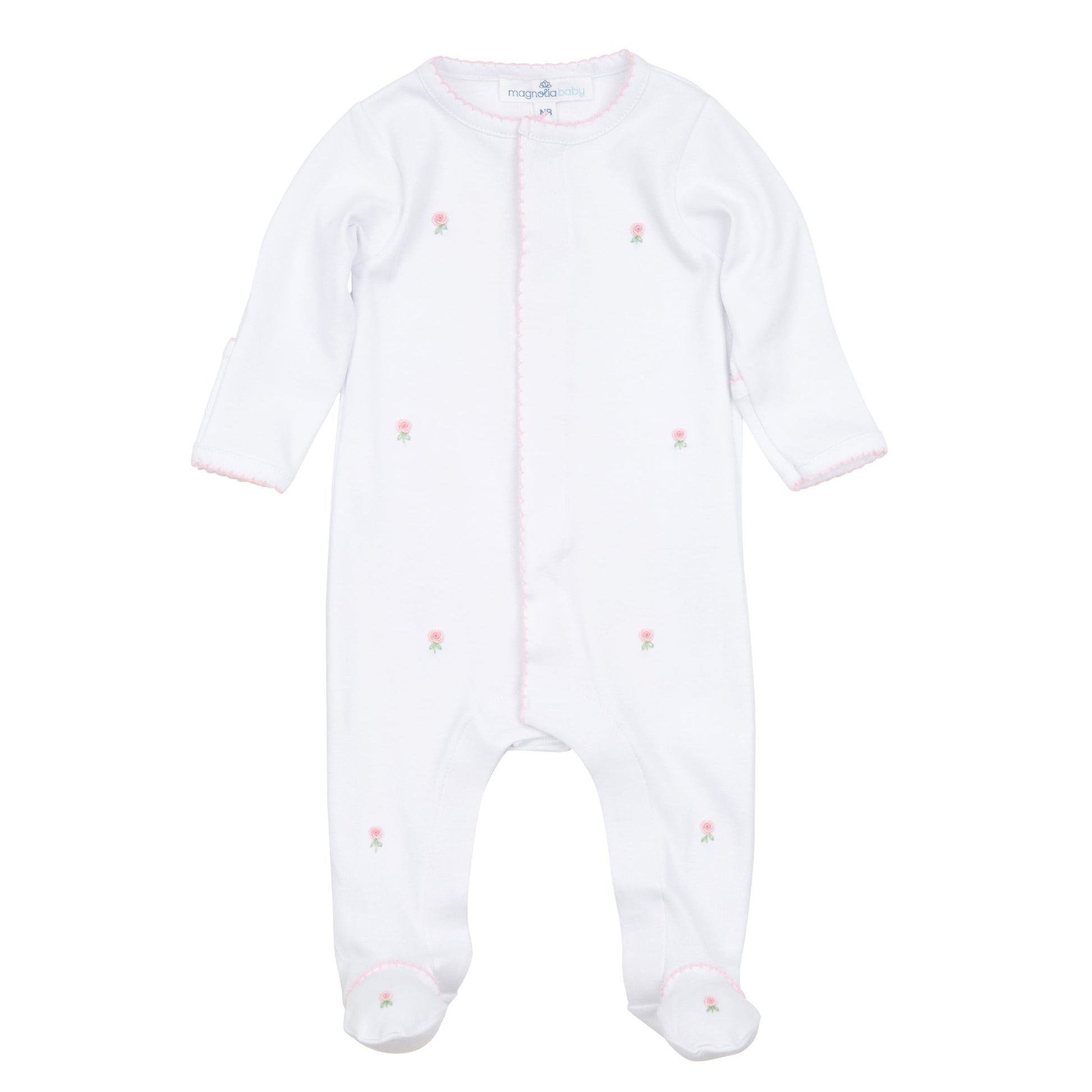 Juliette's Classics Scattered Footie - Magnolia Baby Girl