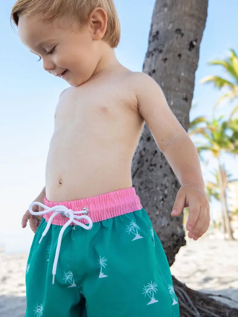 Kapalia Bay Swim Trunks - Magnolia BabySwimwear