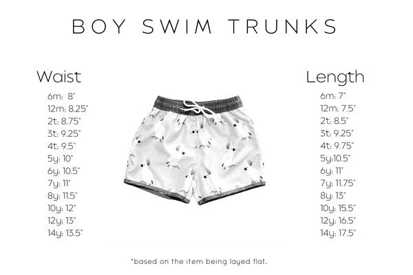 Kapalia Bay Swim Trunks - Magnolia BabySwimwear