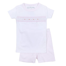  Katie & Kyle Pink Smocked Infant/Toddler Short Pajamas - Magnolia BabyShort Pajamas