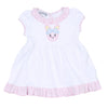 Lil' Bunny Applique Infant/Toddler Dress - Pink - Magnolia BabyDress