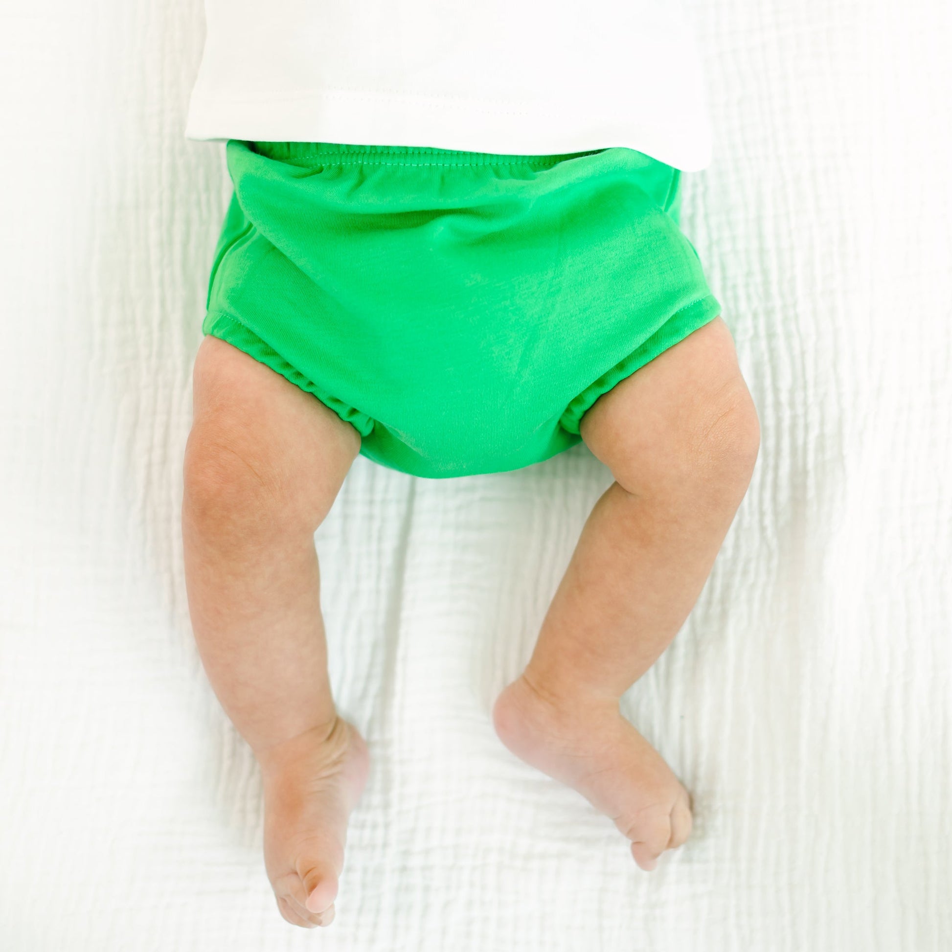 Lil' Green Tractor Embroidered Diaper Cover Set - Magnolia BabyDiaper Cover