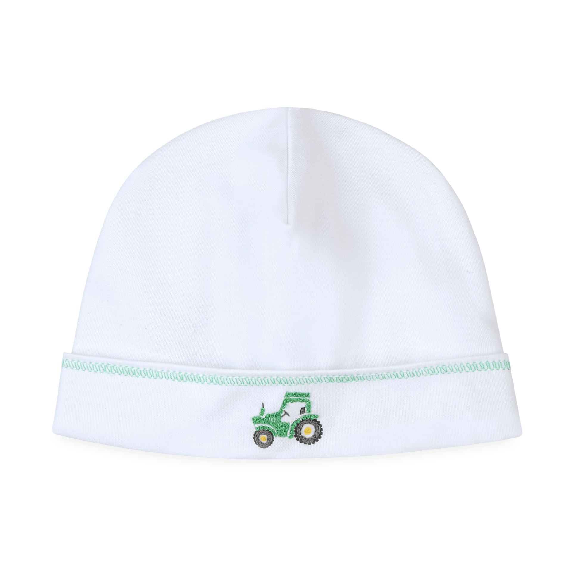 Lil' Green Tractor Embroidered Hat - Magnolia BabyHat