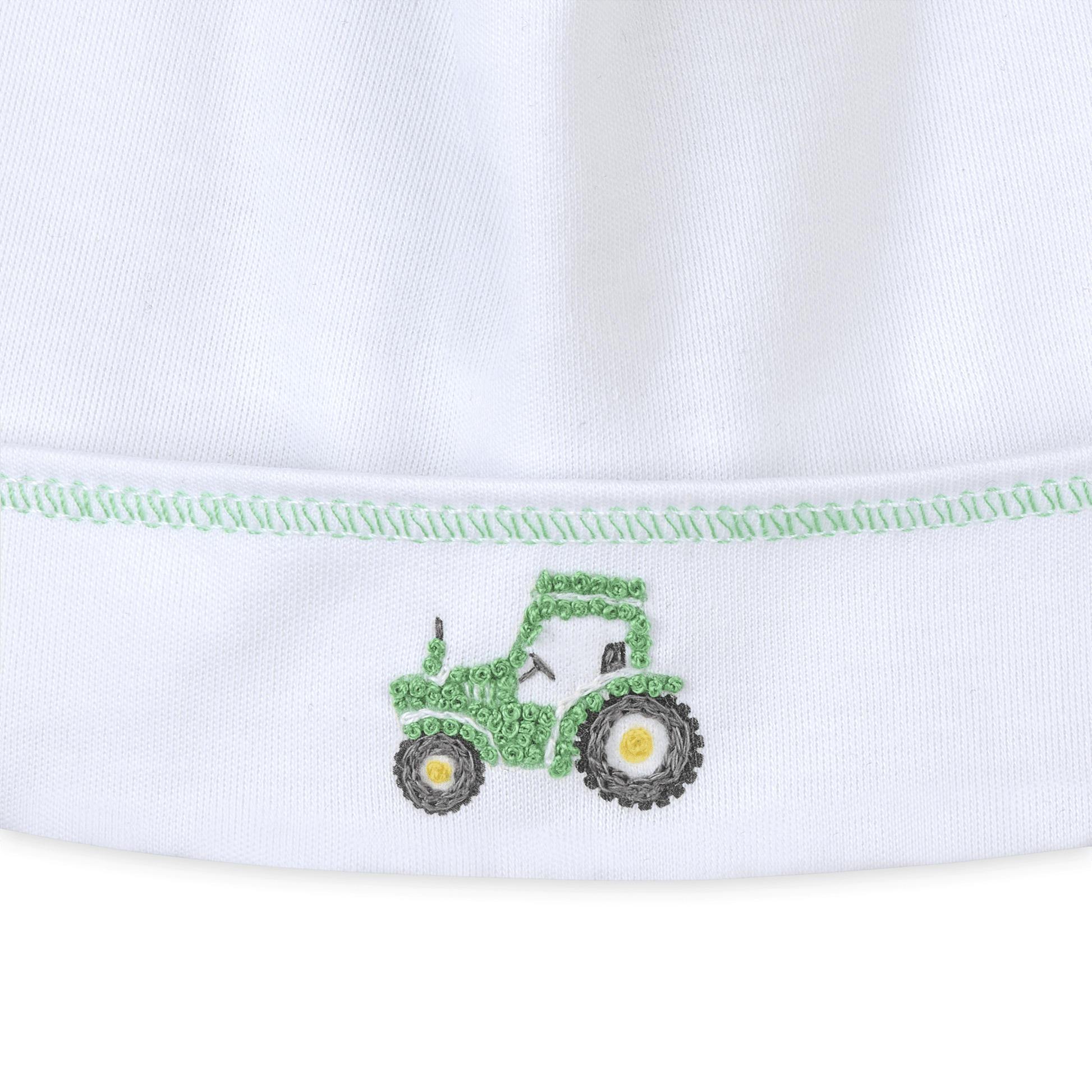Lil' Green Tractor Embroidered Hat - Magnolia BabyHat