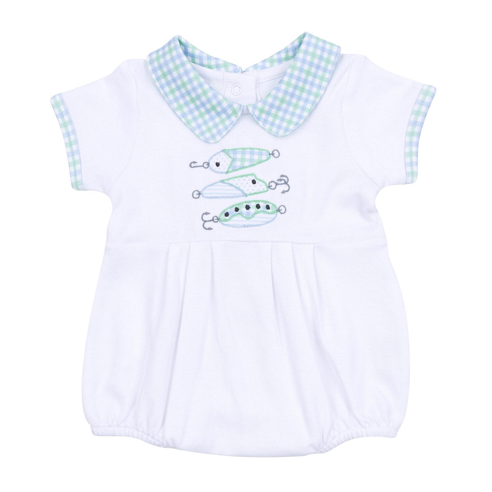 Lil' Lures Applique Collared Bubble - Magnolia BabyBubble