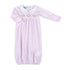 Lilly and Logan Smocked Gathered Gown - Pink - Magnolia BabyGown