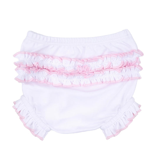 Lilly & Lucas Smocked Diaper Cover Set - Pink - Magnolia BabyDiaper Cover