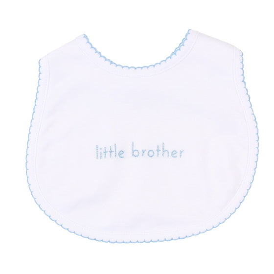Little Brother Embroidered Bib - Magnolia BabyBib