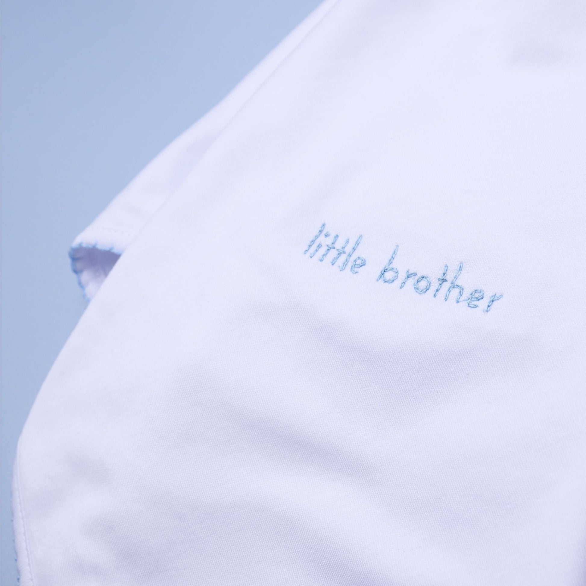 Little Brother Embroidered Receiving Blanket - Magnolia Baby Receiving Blanket