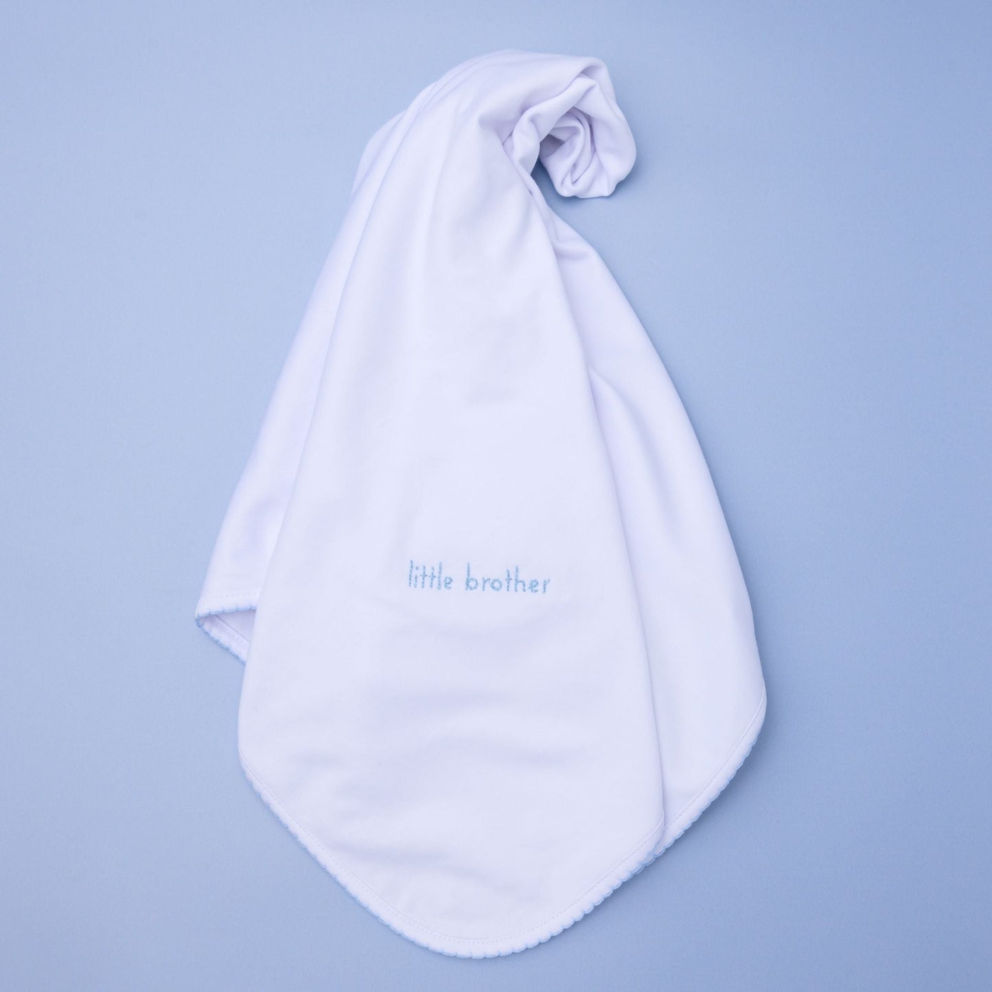Little Brother Embroidered Receiving Blanket - Magnolia Baby Receiving Blanket