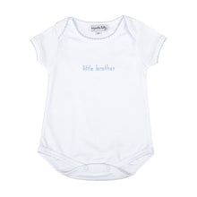  Little Brother Embroidered Short Sleeve Bodysuit - Magnolia BabyBodysuit