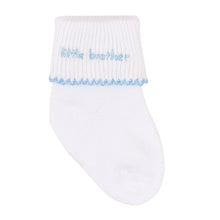  Little Brother Embroidered Socks - Magnolia BabySocks
