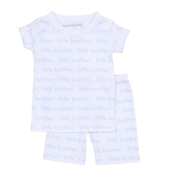 Little Brother Print Short Pajamas - Magnolia BabyShort Pajamas