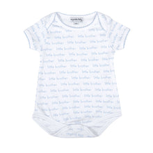  Little Brother Print Short Sleeve Bodysuit - Magnolia BabyBodysuit