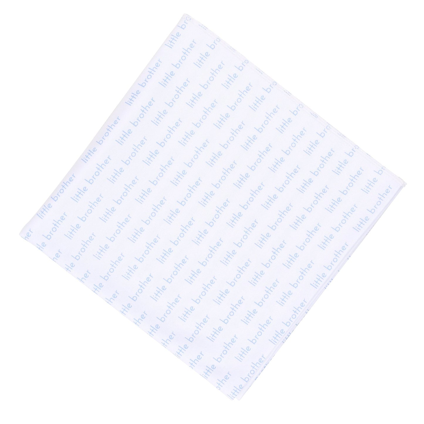 Little Brother Print Swaddle Blanket - Magnolia Baby Swaddle Blanket
